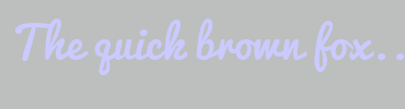 Image with Font Color CACAFE and Background Color BDBEBE
